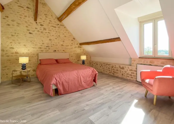 Charmante Maison En Pierres Avec Wifi, Pres De Mortagne-au-perche - Fr-1-497-241 Dom wakacyjny La Mesniere